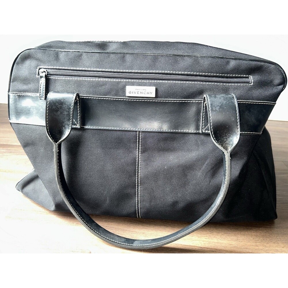 Givenchy Parfums Duffle Weekender  Carry On Travel   Unisex Black Bag